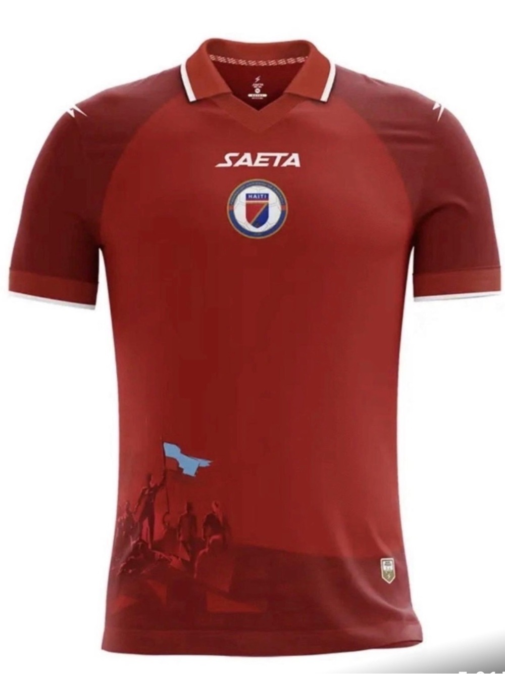 Haiti World Cup Soccer. New red
Jersey 2026